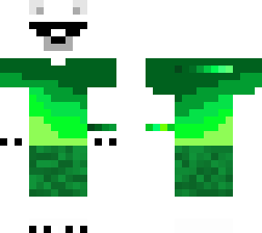 green fade polarbear w/ sunglasses