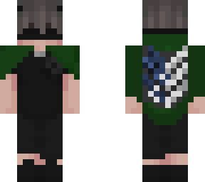skin de mi novio xd con capa del equipo de exploracion snk