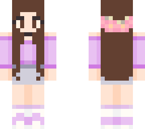summer purple girl