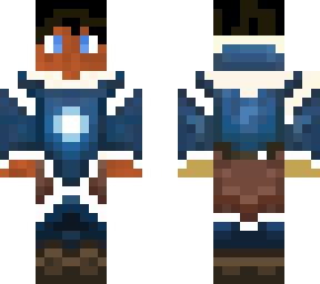 tan waterbender skin