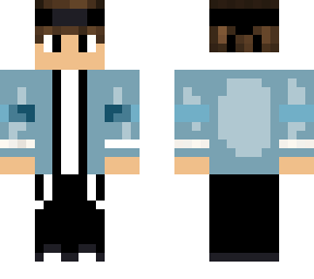 blue jacket boy
