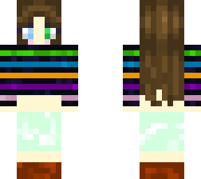 brown hair girl with my fav irl clothes<3