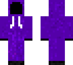 dark master in purple hoodie