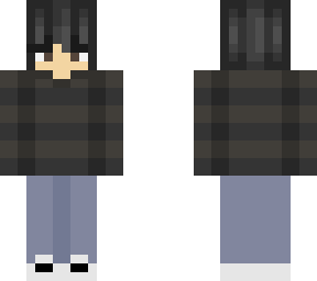 dark striped sweater