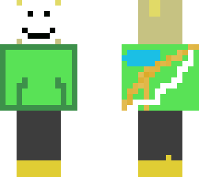 dream with a bow and axe ready to fight!