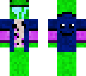 frog with blue jacket