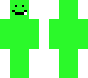 happy green guy