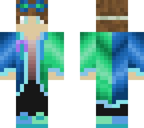 my character as sherbertquake (in my colours as well)
