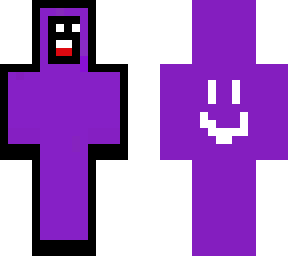 purple smile