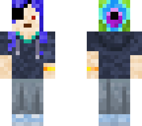 rainbow pirate girl