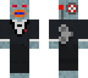 robot in a tuxedo