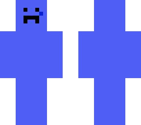 sad blue guy