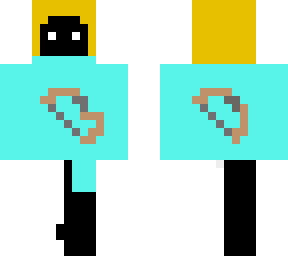 shadow blue bow man