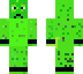 sybplaysmc12 in a creeper cotume