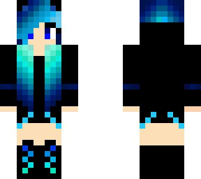 blue girl