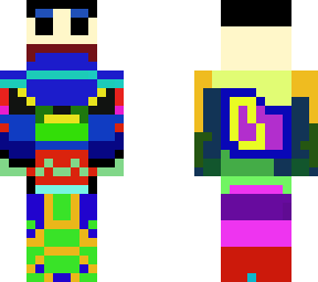 creepy colourful guy