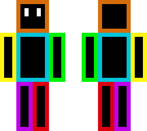 multicoloured man