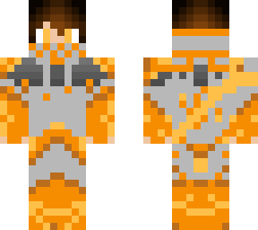 orange version of ninja ninja blue boy gamer