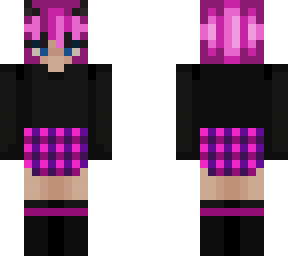 pink emo girl