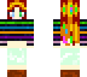 rainbow hair