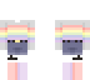 simple rainbow pride skin