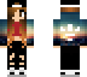 adidas girl with dark brown hair