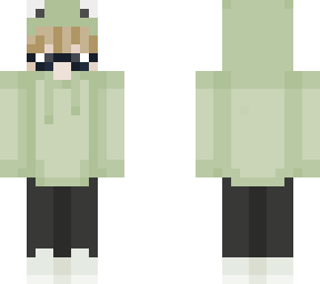 blond frog boy with glasses