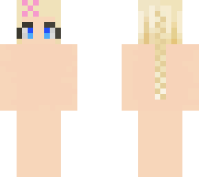 blonde hair, french braid