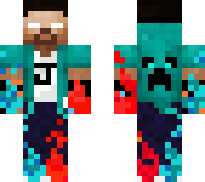 cool herobrine with powers