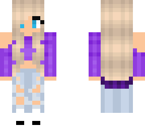 edit blond hair girl in purple