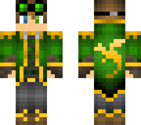green and blue eyes steam punk boy
