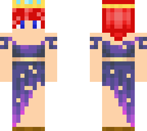 hannah in dress and crown