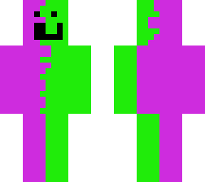 happy sad purple and green guy