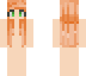 orange hair, blue eyes, girl
