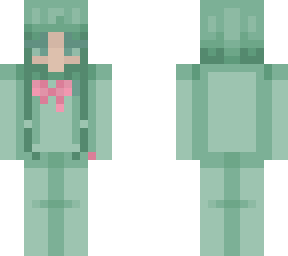 green hannahxxrose cloak onesie v1