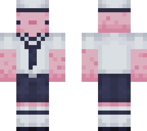 pink axolotl sailor