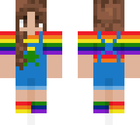 rainbow pride girl