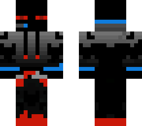 red and blue enderman