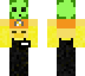 smol miner with a slime on top