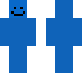 blue smiely face