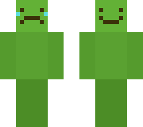 green multiple faces