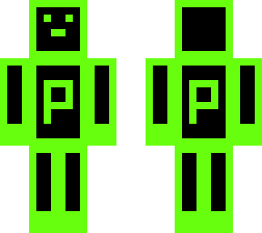 neon green character