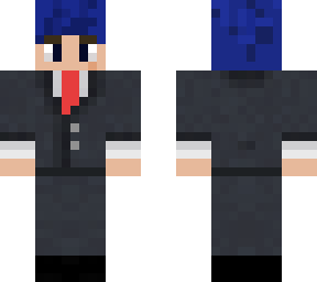 tommy innit but with blue hair