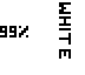 99% white