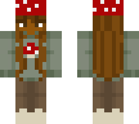 black mushroom girl