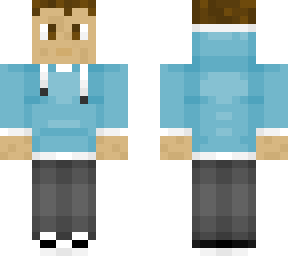 blue hoodie
