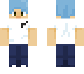 blue person