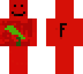 green blood my minecraft skin
