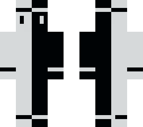 black white