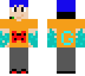 cool gamer creeper without hoodie ( i said there was two skins)